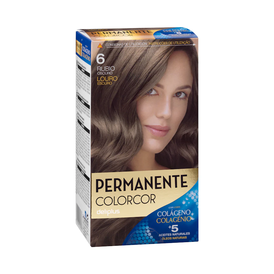 Coloración permanente 6 rubio oscuro Colorcor – Mercadona – صورة المنتج