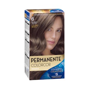 Coloración permanente 6 rubio oscuro Colorcor
