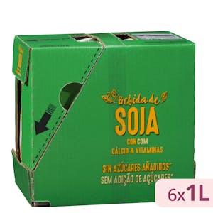 Bebida de soja con calcio y vitaminas sin azúcares añadidos Hacendado