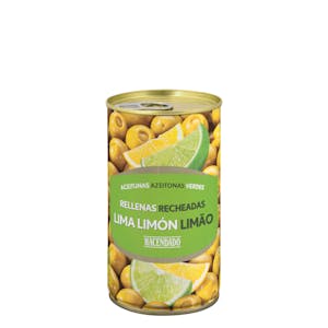 Aceitunas verdes rellenas de lima limón Hacendado