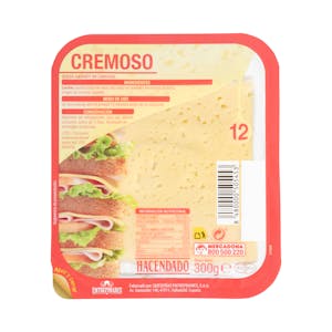 Queso lonchas cremoso havarti de vaca Hacendado