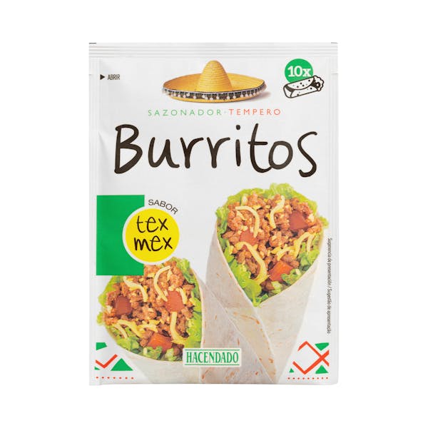 Imagen de Sazonador para burritos Hacendado