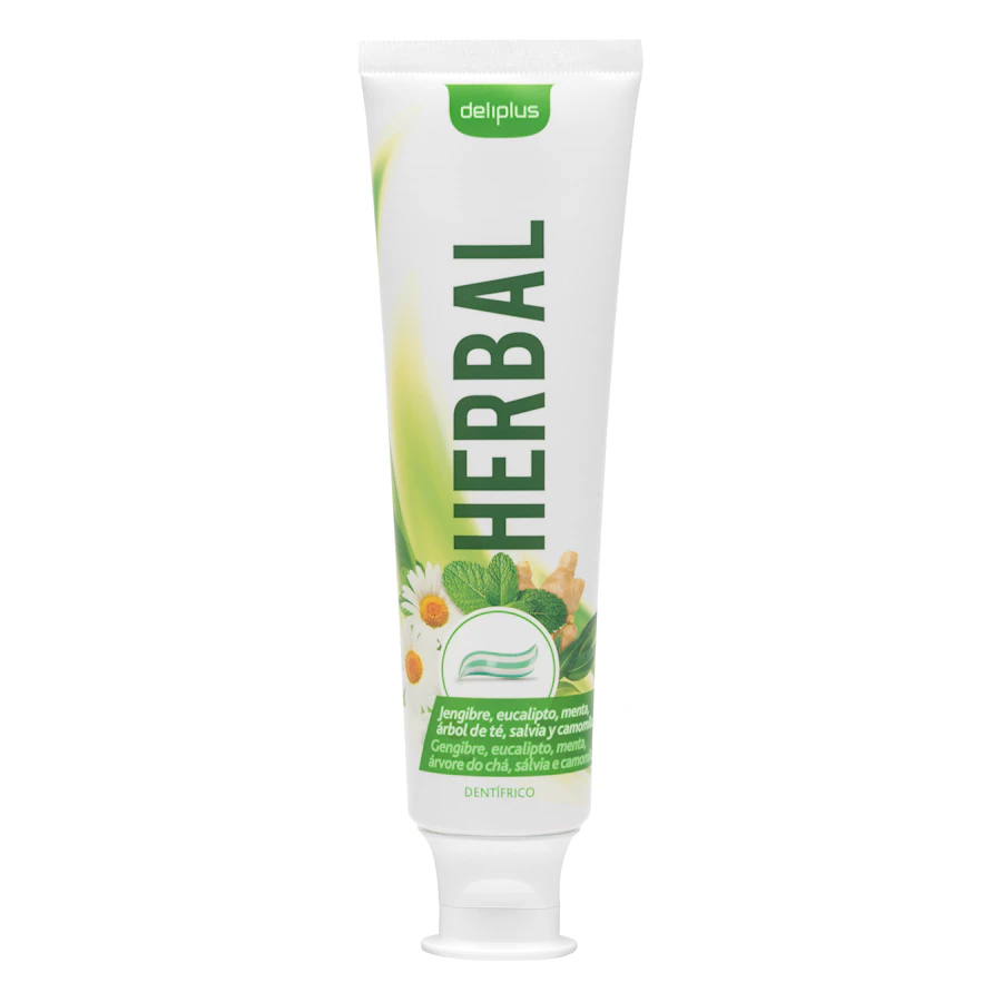 Dentífrico Herbal Deliplus – Mercadona – صورة المنتج