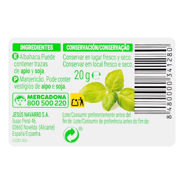 Albahaca Hacendado
