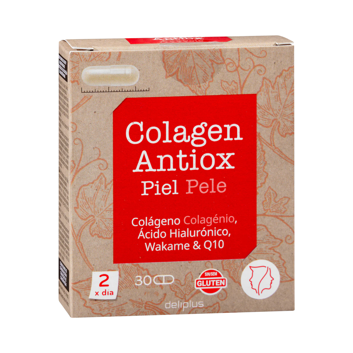 Cápsulas Colagen Antiox piel Deliplus – Mercadona – صورة إعلانية للمنتج