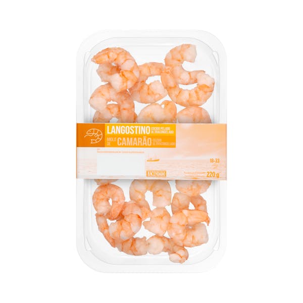 Imagen de Langostino cocido y pelado Hacendado ultracongelado
