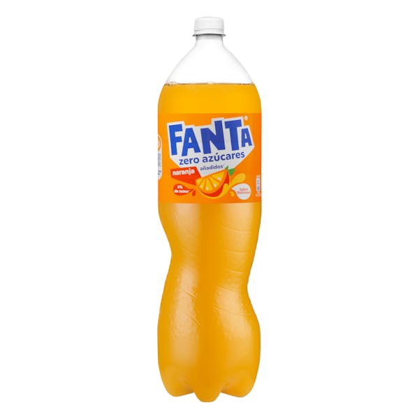 Refresco Fanta naranja zero azúcares añadidos