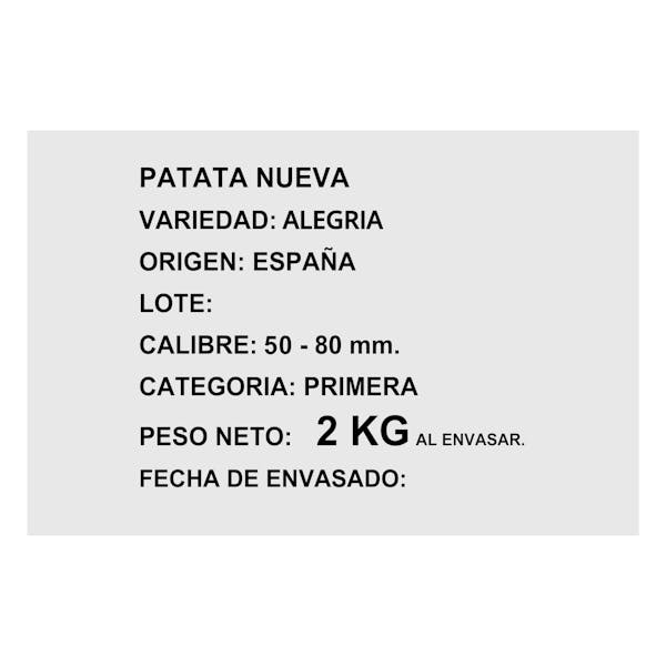 Patatas especial para freir