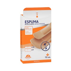 Imagen de Tiras adhesivas protectoras de espuma acolchado Deliplus protección extra