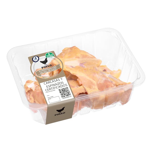 Imagen de Carcasa de pollo certificado alimentado con un 50% de maíz