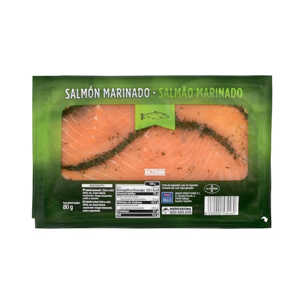 Imagen de Salmón marinado Hacendado