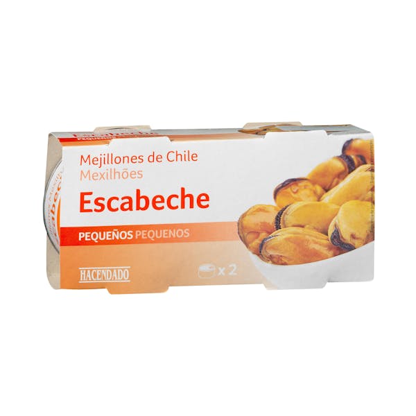 Imagen de Mejillones de Chile en escabeche Hacendado pequeños