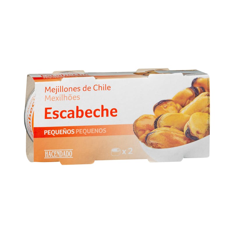Mejillones de Chile en escabeche Hacendado pequeños