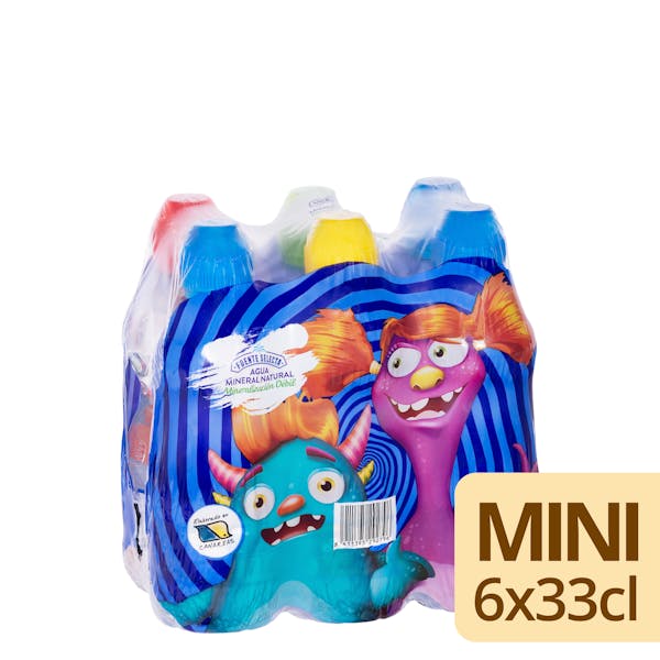 Agua mineral pequeña Fuente Selecta tapón infantil