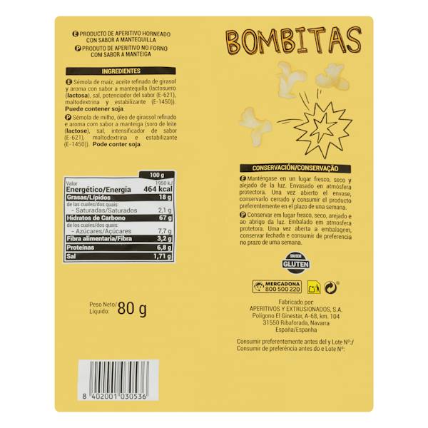 Etiqueta / ingredientes