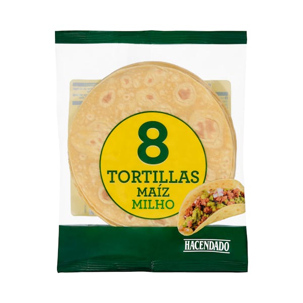 Tortillas de maíz Hacendado