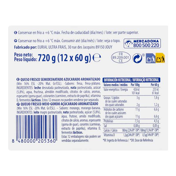 Etiqueta / ingredientes