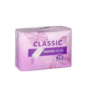 Compresa con alas noche plegada Deliplus Classic