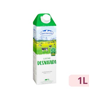 Leche desnatada Asturiana