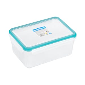 Recipiente hermético de Plástico Rectangular 3L Bosque Verde