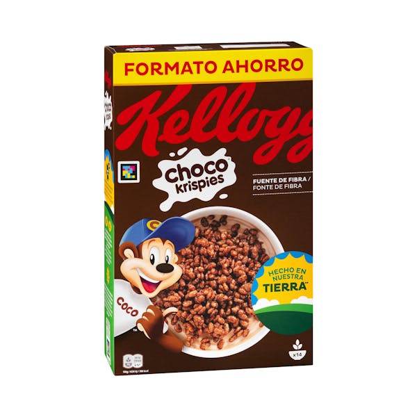 Imagen de Cereales de arroz inflado Choco Krispies Kellogg's con chocolate