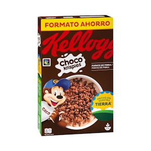 Cereales de arroz inflado Choco Krispies Kellogg s con chocolate