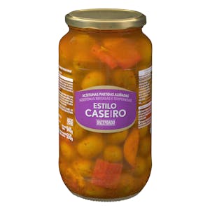 Aceitunas verdes estilo casero Hacendado partidas aliñadas
