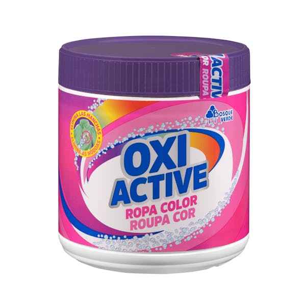 Activador Quitamanchas ropa de color Oxi Active Bosque Verde en polvo