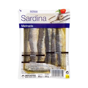 Filetes de sardina marinada Hacendado en aceite de oliva virgen extra