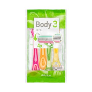 Maquinillas depilación Deliplus Body 3 hojas