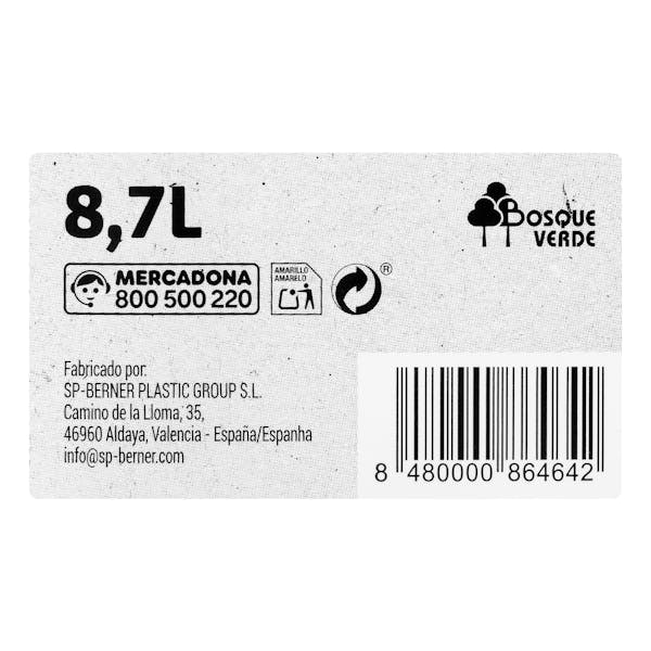 Barreño ovalado 8,7L Bosque Verde
