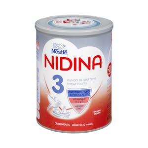 3 leche infantil crecimiento desde 12 meses lata 800 g · NESTLE NIDINA ·  Supermercado El Corte Inglés El Corte Inglés