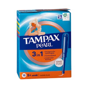 Tampones super plus Tampax Pearl con aplicador