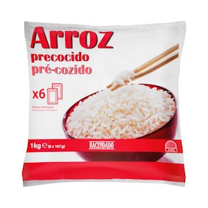 Arroz precocido Hacendado ultracongelado