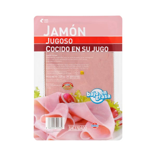 Imagen de Jamón cocido jugoso Hacendado