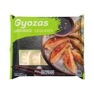 Gyozas de verduras Hacendado congeladas