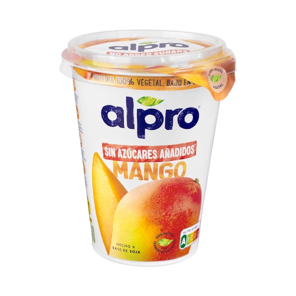 Postre de soja sabor mango Alpro sin azúcares añadidos