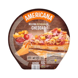 Pizza Americana Hacendado ultracongelada