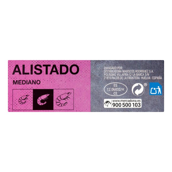 Alistado mediano congelado