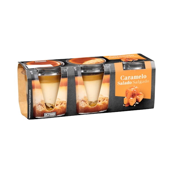 Postre caramelo salado Hacendado