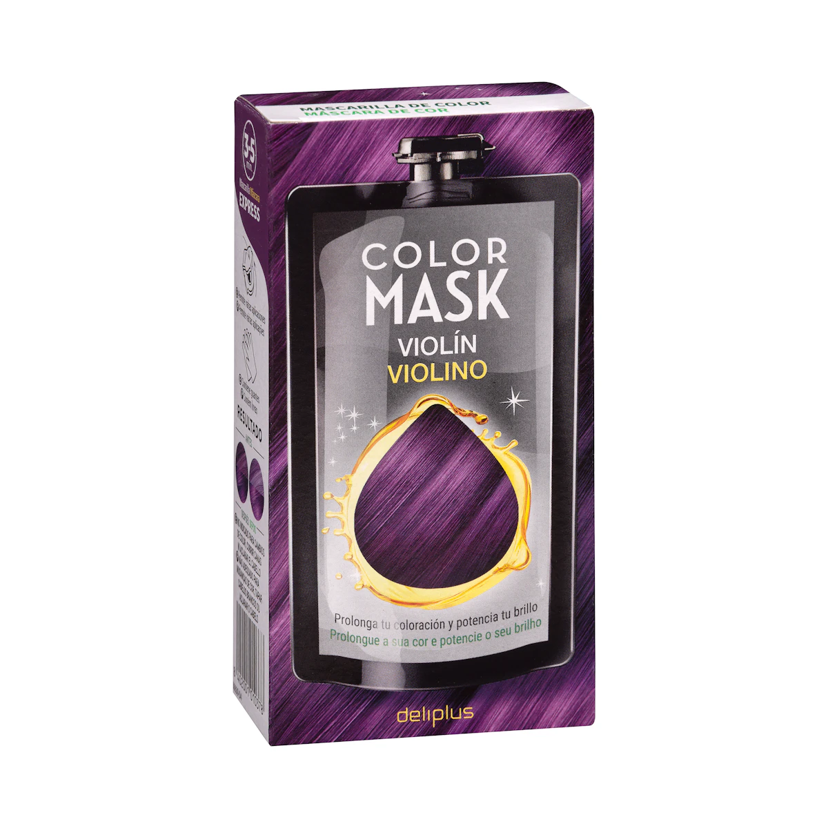 Mascarilla cabello violín Color Mask – Mercadona – صورة إعلانية للمنتج