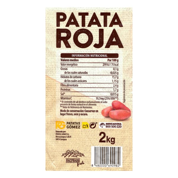 Patatas rojas