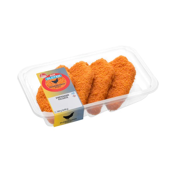 Empanados de pollo picantes sin gluten