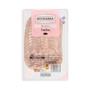 Butifarra blanca Hacendado lonchas