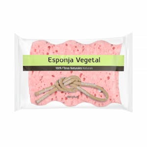 Esponja de baño vegetal 100% fibras naturales Deliplus