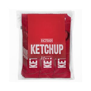 Ketchup en sobres individuales Hacendado