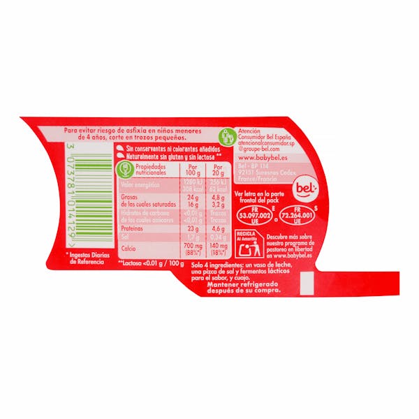 Queso en porciones mini Babybel