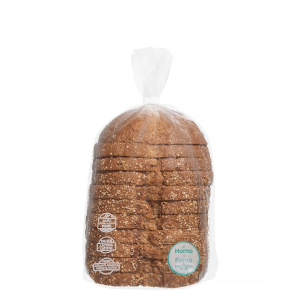 Imagen de Media Hogaza integral de avena, semillas de girasol y sésamo rebanado