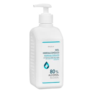 Gel hidroalcohólico 80% alcohol Deliplus antiséptico sin aclarado
