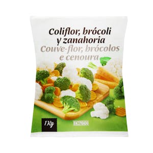 Coliflor, brócoli y zanahoria Hacendado ultracongelada